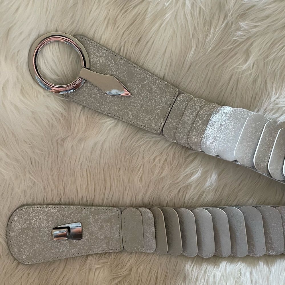 Silver statement belt - Picture 5 of 5